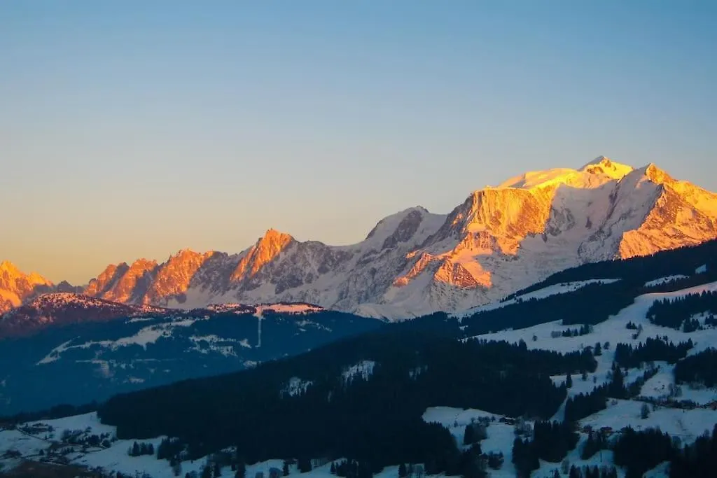 Exceptional View Of Village And Mountain Megeve
